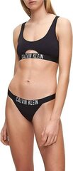 Calvin Klein maudymosi kostiumėlis moterims KW0KW00900 BEH, juodas цена и информация | Купальники | pigu.lt