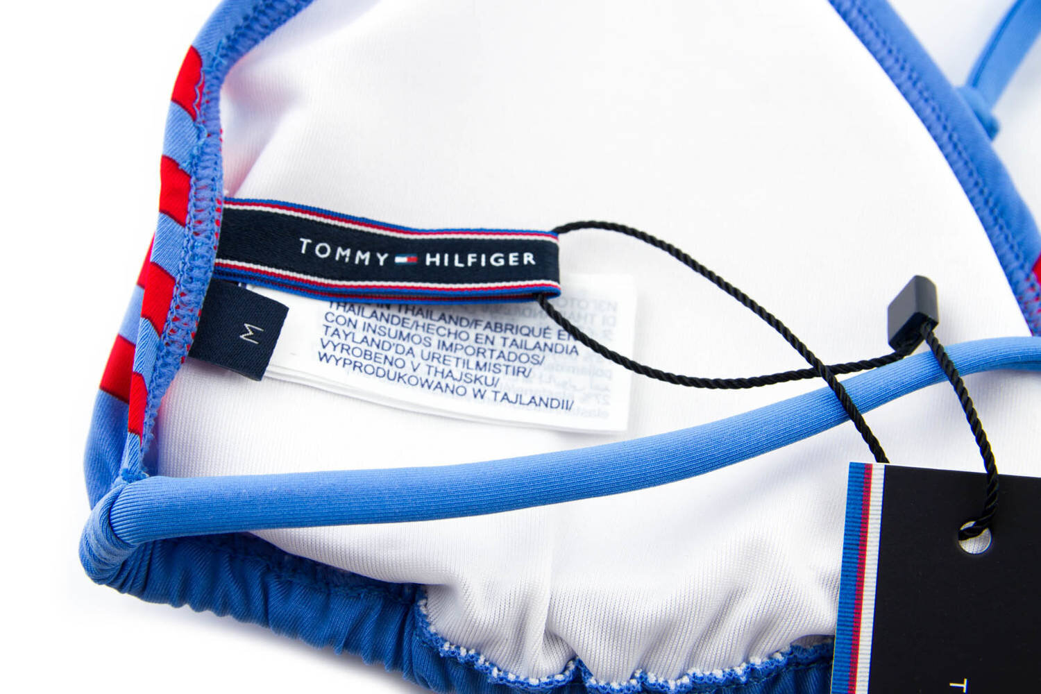 Tommy Hilfiger maudymosi liemenėlė moterims UW0UW00862 799, mėlyna kaina ir informacija | Maudymosi kostiumėliai | pigu.lt