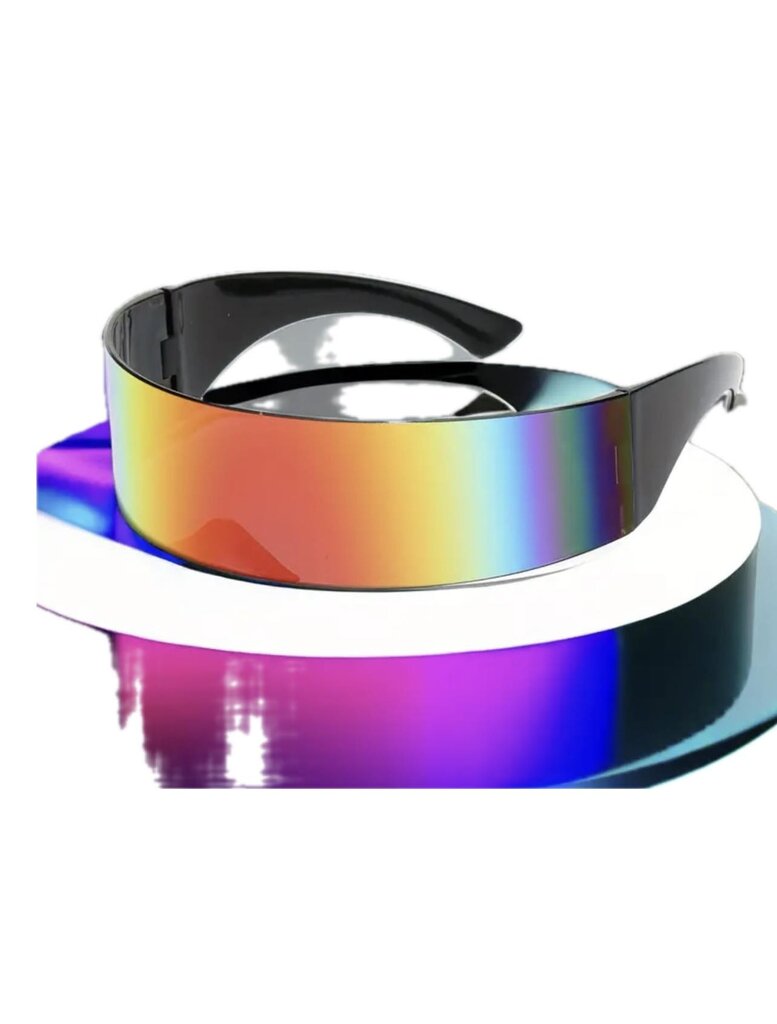 Kiberpanko futuristiniai, tobulo dizaino akiniai цена и информация | Akiniai nuo saulės moterims | pigu.lt