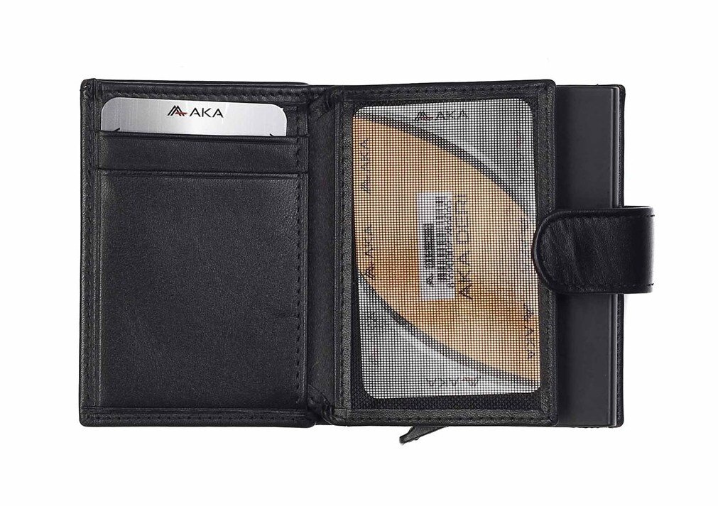 Odinis kortelių dėklas AKA AKA-015-1 цена и информация | Vyriškos piniginės, kortelių dėklai | pigu.lt