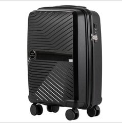 Mažas Wings lagaminas S, DQ181-04 , juodas kaina ir informacija | Lagaminai, kelioniniai krepšiai | pigu.lt
