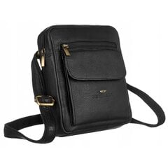 Vyriška odinė rankinė Peterson, PR-100-NDM, juodas цена и информация | Мужские сумки | pigu.lt