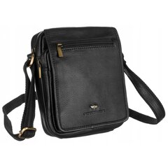 Vyriška odinė rankinė Peterson, IG-8-NDM, juoda цена и информация | Мужские сумки | pigu.lt
