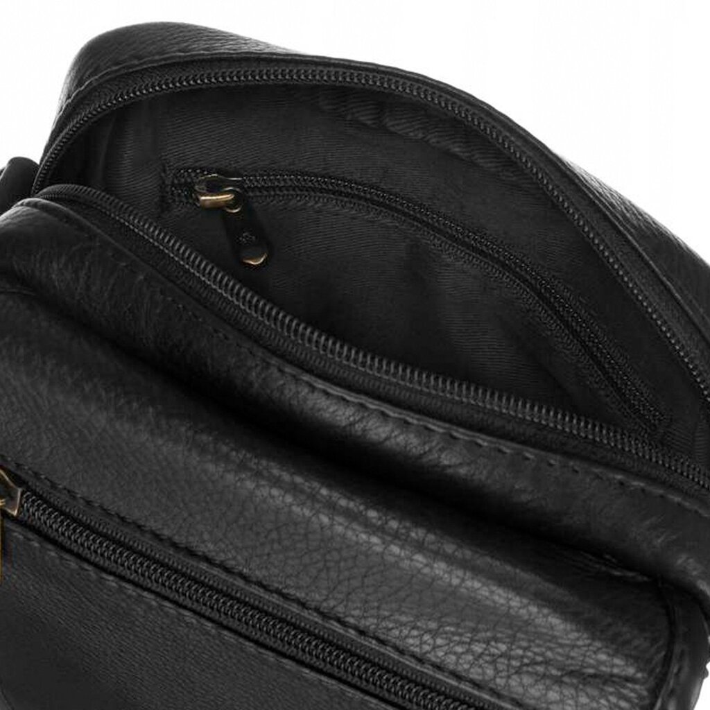 Vyriška odinė rankinė Peterson, IG-8-NDM, juoda kaina ir informacija | Vyriškos rankinės | pigu.lt