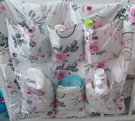 Подвесной карман Babymam для детской кроватки, 60х60 см. цена и информация | Тумба с ящиками Versa | pigu.lt