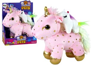 Minkštų žaislų rinkinys Lean Toys Vienaragiai, rožinis kaina ir informacija | Minkšti (pliušiniai) žaislai | pigu.lt