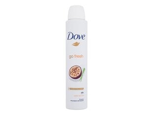 Purškiamas dezodorantas Dove Go Fresh 48H Passion Fruit Scent, 200 ml kaina ir informacija | Dezodorantai | pigu.lt