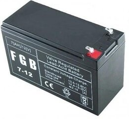 Аккумулятор 12v 7ah vrla/fgb7-12, EMU цена и информация | Блоки питания (PSU) | pigu.lt