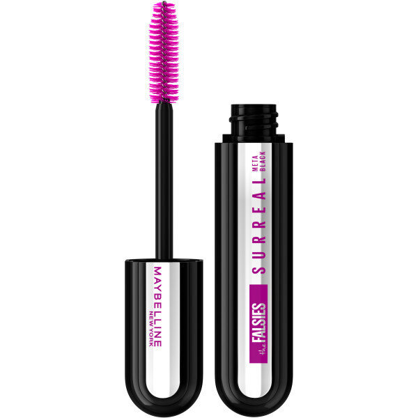 Blakstienų tušas Maybelline The Falsies Surreal, Meta Black, 10 ml цена и информация | Akių šešėliai, pieštukai, blakstienų tušai, serumai | pigu.lt