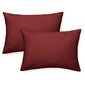 Deconovo pagalvių užvalkalai, 80x80 cm, 2 vnt, raudoni цена и информация | Dekoratyvinės pagalvėlės ir užvalkalai | pigu.lt