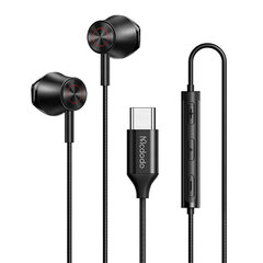 Wired earphones Mcdodo HP-4070, USB-C (black) цена и информация | Наушники | pigu.lt