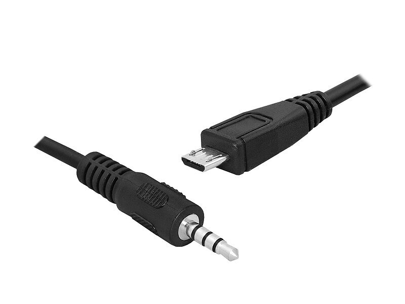 Micro USB/3,5mm, 1.5 m kaina ir informacija | Kabeliai ir laidai | pigu.lt