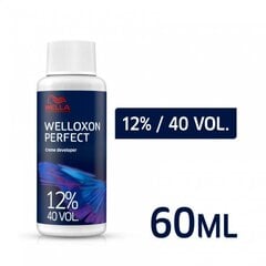 Oksidacinė emulsija Wella Professionals Welloxon Perfect Creme Developer 12% 40, 60 ml kaina ir informacija | Plaukų dažai | pigu.lt