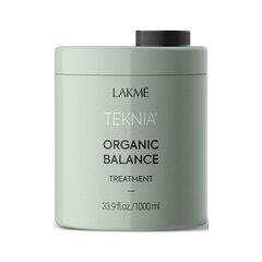 Lakmé Teknia Organic Balance Treatment питательная маска для всех типов волос 1000 мл цена и информация | Средства для укрепления волос | pigu.lt