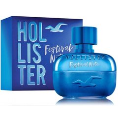 Hollister Festival Nite for Him Туалетная вода для мужчин 100 мл цена и информация | Мужские духи | pigu.lt