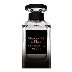 Abercrombie & Fitch Authentic Night Man Туалетная вода для мужчин 100 мл цена и информация | Мужские духи | pigu.lt