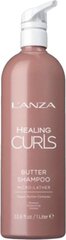 Plaukų šampūnas L'ANZA Healing Curls Butter Shampoo, banguotiems ir garbanotiems plaukams, 1000 ml цена и информация | Шампуни | pigu.lt