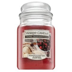 Yankee Candle Home Inspiration Cherry Vanilla 538 г цена и информация | Подсвечники, свечи | pigu.lt