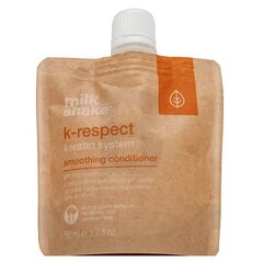 Plaukų kondicionierius Milk Shake K-Respect Keratin System, šiurkštiems ir nepaklusniems plaukams, 50 ml цена и информация | Бальзамы, кондиционеры | pigu.lt