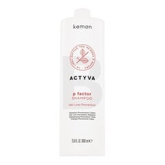 Kemon Actyva P Factor Shampoo питательный шампунь для истонченных волос 1000 мл цена и информация | Шампуни | pigu.lt