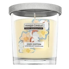 Yankee Candle kvapioji žvakė Cozy Cotton 200 g цена и информация | Подсвечники, свечи | pigu.lt