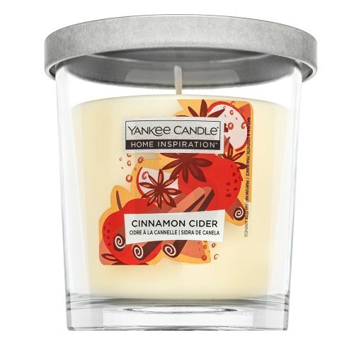 Yankee Candle kvapioji žvakė Cinamon Cider 200 g kaina ir informacija | Žvakės, Žvakidės | pigu.lt