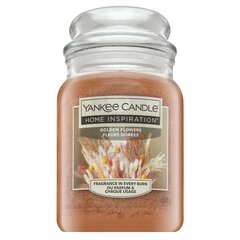 Yankee Candle kvapioji žvakė Golden Flowers 538 g цена и информация | Подсвечники, свечи | pigu.lt