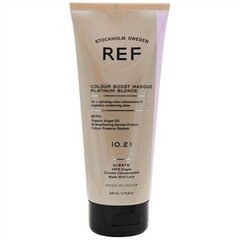 REF Colour Boost Masque питательная маска с красящими пигментами для восстановления цвета платиновый блондин 200 мл цена и информация | Средства для укрепления волос | pigu.lt