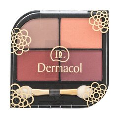 Dermacol Quattro Eyeshadow N. 08 8 g цена и информация | Тушь, средства для роста ресниц, тени для век, карандаши для глаз | pigu.lt