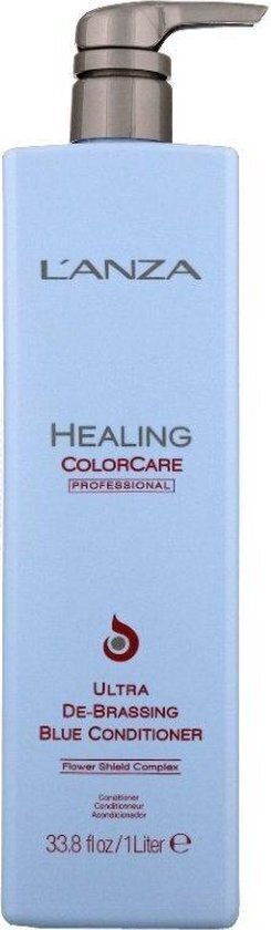 Plaukų kondicionierius L'ANZA Healing ColorCare De-Brassing Blue, 1000 ml цена и информация | Balzamai, kondicionieriai | pigu.lt