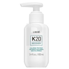 Lakmé K2.0 Recover Hyaluronic treatment Несмываемый уход для очень поврежденных волос 100 мл цена и информация | Средства для укрепления волос | pigu.lt