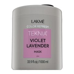 Plaukų kaukė Lakmé Teknia Color Refresh Violet Lavender, 1000 ml kaina ir informacija | Priemonės plaukų stiprinimui | pigu.lt