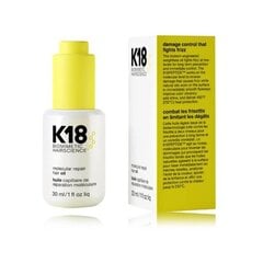 Plaukų aliejus K18 Molecular Repair Hair Oil, pažeistiems plaukams, 30 ml цена и информация | Средства для укрепления волос | pigu.lt