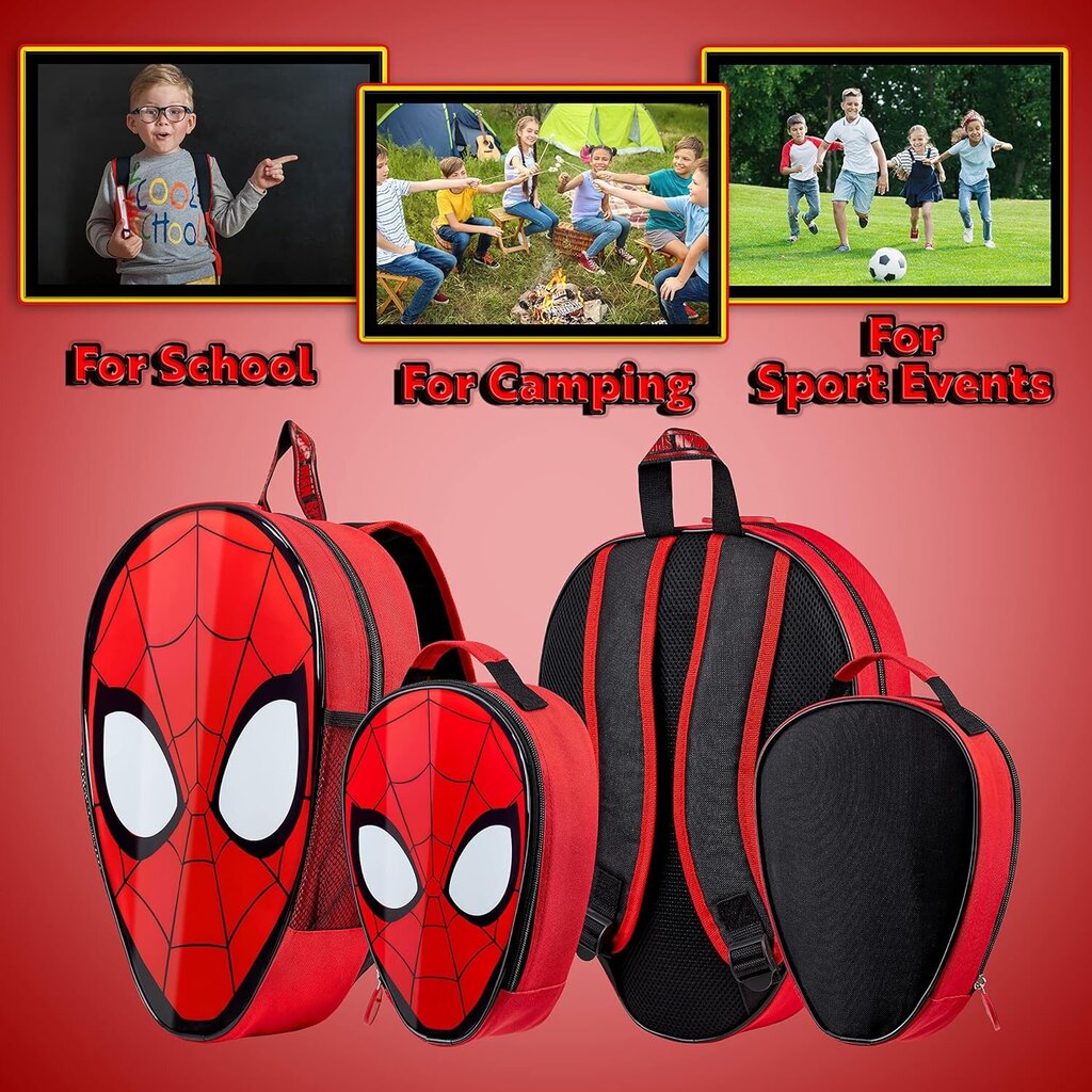 Mokyklinė kuprinė Marvel Spiderman (Žmogus Voras) kaina ir informacija | Kuprinės mokyklai, sportiniai maišeliai | pigu.lt