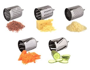 Daržovių, riešutų pjaustyklė, 5 dalių kaina ir informacija | Virtuvės įrankiai | pigu.lt