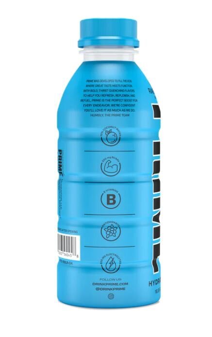 Izotoninis gėrimas Prime UK Blue Raspberry, 4 x 500ml kaina ir informacija | Gaivieji gėrimai | pigu.lt