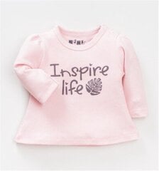 Marškinėliai mergaitėms Nini ABN-2746, rožiniai kaina ir informacija | Marškinėliai kūdikiams | pigu.lt