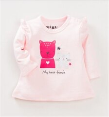 Рубашка для девочки Nini, ABN-3068 цена и информация | Футболка для малышки фуксия | pigu.lt