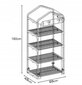 Mini šiltnamis-daigykla GardenParty 0.49 x 0.69 m x 160 cm цена и информация | Šiltnamiai | pigu.lt