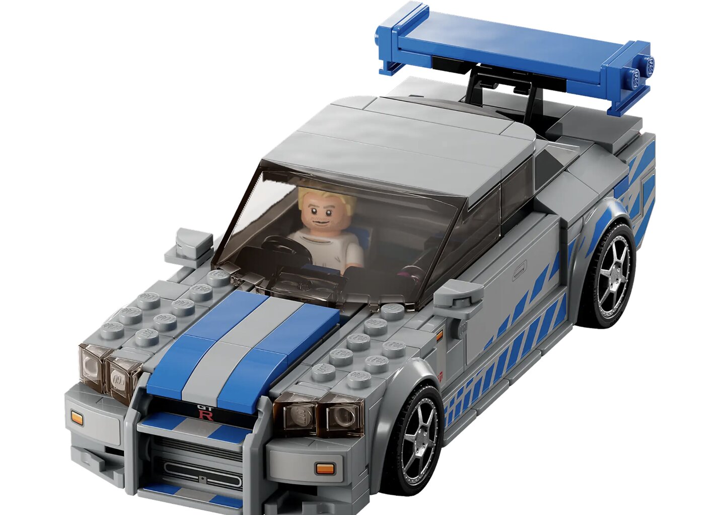 76917 LEGO® Speed Champions Greiti ir įsiutę 2 Nissan Skyline GT-R (R34) kaina ir informacija | Konstruktoriai ir kaladėlės | pigu.lt