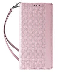 Чехол с магнитным ремешком Case pro iPhone 14 Pro Кошелек-раскладушка с мини-шнурком-подставкой Розовый цена и информация | Чехлы для телефонов | pigu.lt