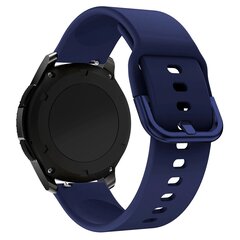 Silicone Strap TYS wristband for smartwatch, universal, 20mm, dark blue цена и информация | Аксессуары для смарт-часов и браслетов | pigu.lt