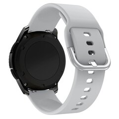 Silicone Strap TYS wristband for smartwatch, universal, 20mm, gray цена и информация | Аксессуары для смарт-часов и браслетов | pigu.lt