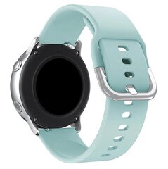 Silicone Strap TYS smart watch band universal 22mm turquoise цена и информация | Аксессуары для смарт-часов и браслетов | pigu.lt