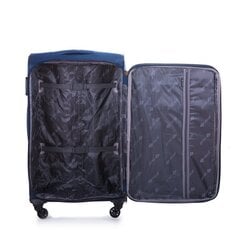 Очень большой твердый чемодан XL 29 Solier STL1311 - синий, коричневый цена и информация | Чемоданы, дорожные сумки  | pigu.lt