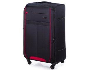 Didelis lagaminas Solier XL STL1311, juodas/raudonas kaina ir informacija | Lagaminai, kelioniniai krepšiai | pigu.lt