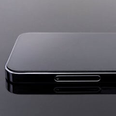 Wozinsky Pilnai lipnus dėklas iPhone 15 Plus Pilnai lipnus grūdintas stiklas su rėmeliu - juodas kaina ir informacija | Apsauginės plėvelės telefonams | pigu.lt
