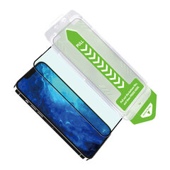 Закаленное стекло 9H с монтажной рамкой для iPhone 15 Wozinsky Premium Glass - черное цена и информация | Защитные пленки для телефонов | pigu.lt