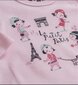 Marškinėliai mergaitėms Nini ABN-2805, rožiniai цена и информация | Marškinėliai kūdikiams | pigu.lt