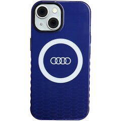 Audi IML Big Logo MagSafe Case iPhone 15 | 14 | 13 6.1" niebieski|navy blue hardcase AU-IMLMIP15-Q5|D2-BE цена и информация | Чехлы для телефонов | pigu.lt